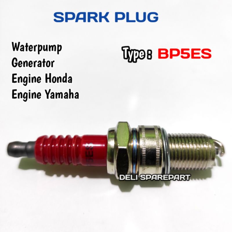 Sparkplug Busi Mesin Honda Mesin Genset 154 156 1500watt  BP5ES Kepala Panjang