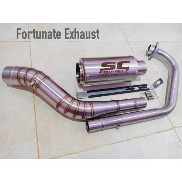 Knalpot Racing SC Project Vixion R15 V2 V3 NMax Aerox PCX Vario ADV CB150R CBR 150 Facelift GSX 150-1