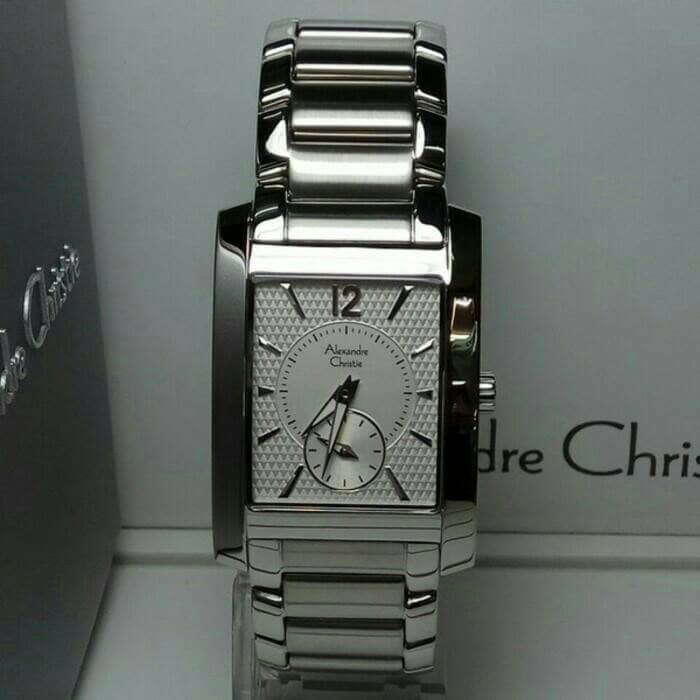 ALEXANDRE CHRISTIE WATCH AC 8533 PRIA SILVER WHITE ORIGINAL