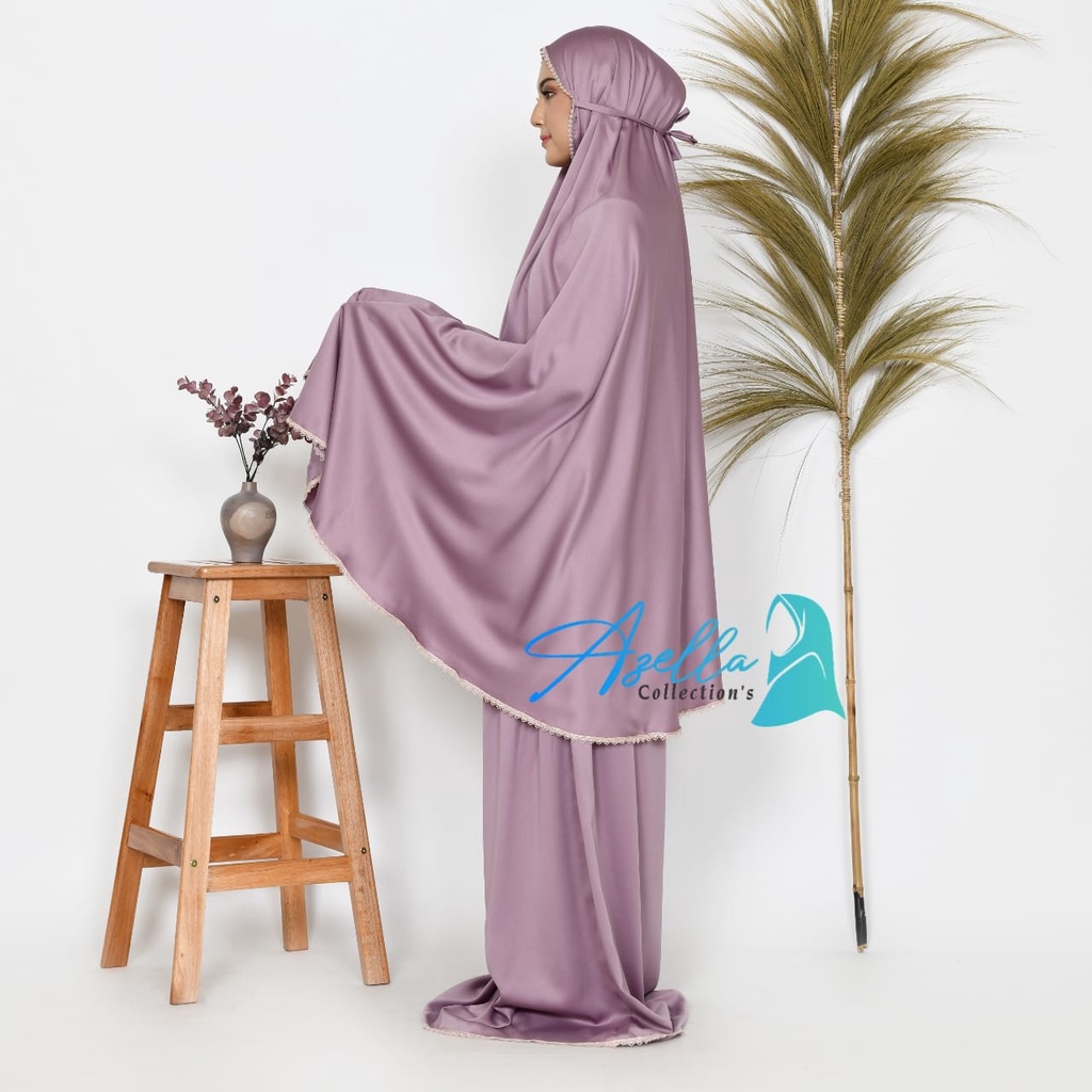 Mukena Travel Set + Tas Sajadah Velvet Silk