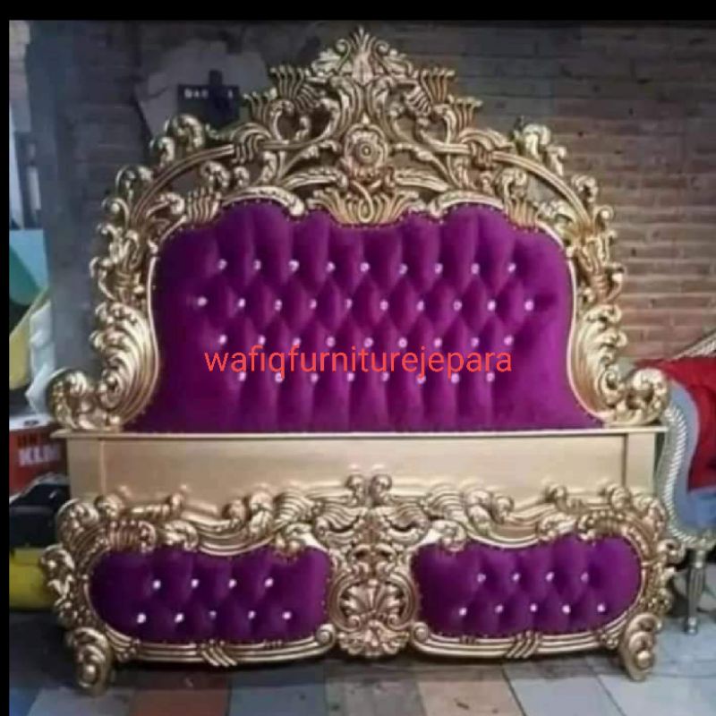 tempat tidur jati ukir Jepara