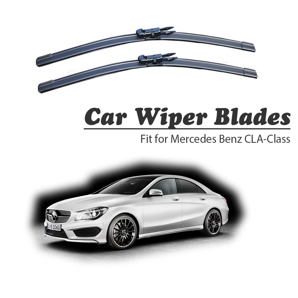 1 Set Karet Wiper Depan Mobil Untuk Mercedes Benz CLA Class CLA 180 200 250 220 CLA45 AMG CDI