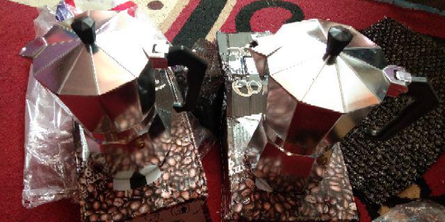 Moka Pot Mokapot Coffee Espresso Maker Alat Seduh Buat Kopi 300ml 6 Cups