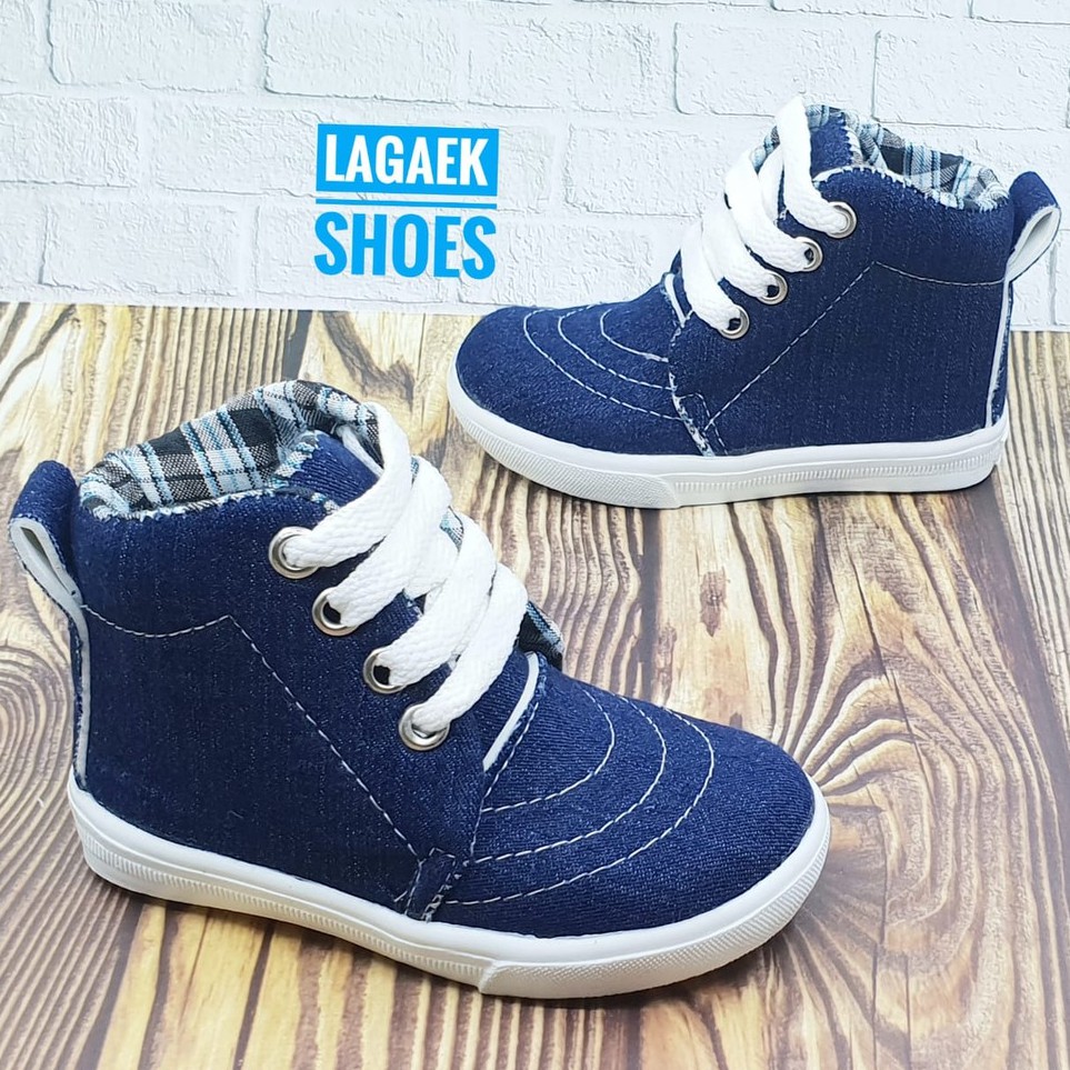 NGABISIN STOK CUCI GUDANG Sepatu  Anak  Cowok Jeans Biru 