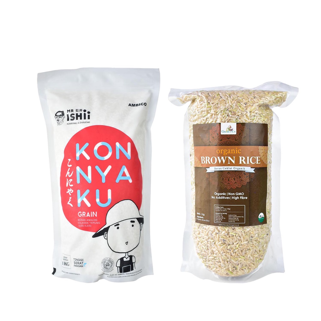 Buy Beras Shirataki 1 Kg Get Grains N Co Rice 1 Kg