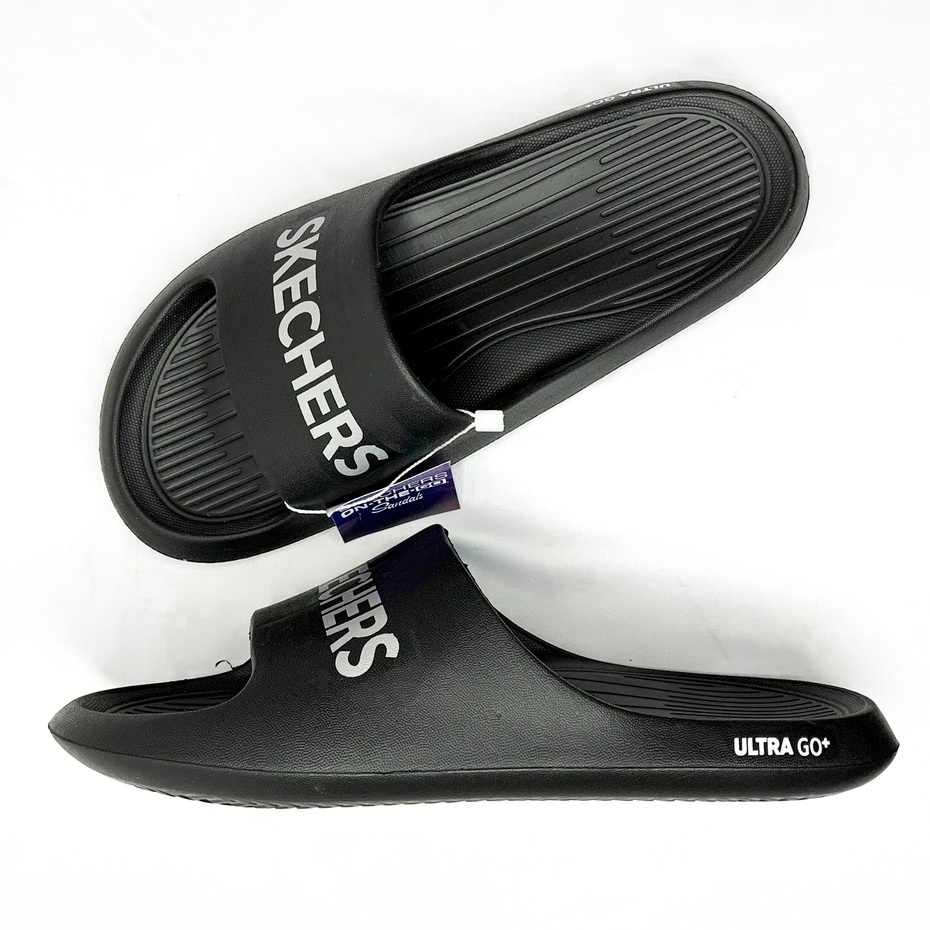 Sendal Selop Pria Skechers Terbaru Sendal Slop Kekinian Sandal Cowok Skecher Murah Sandal Sketchers Slide