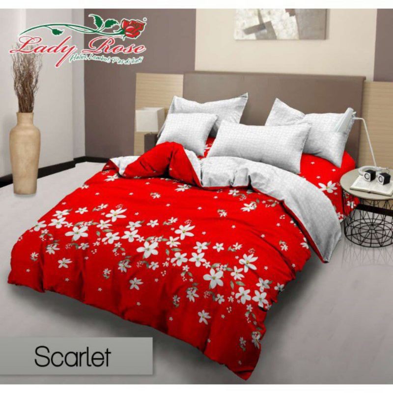 Bedcover Lady Rose Scarlet 180x200