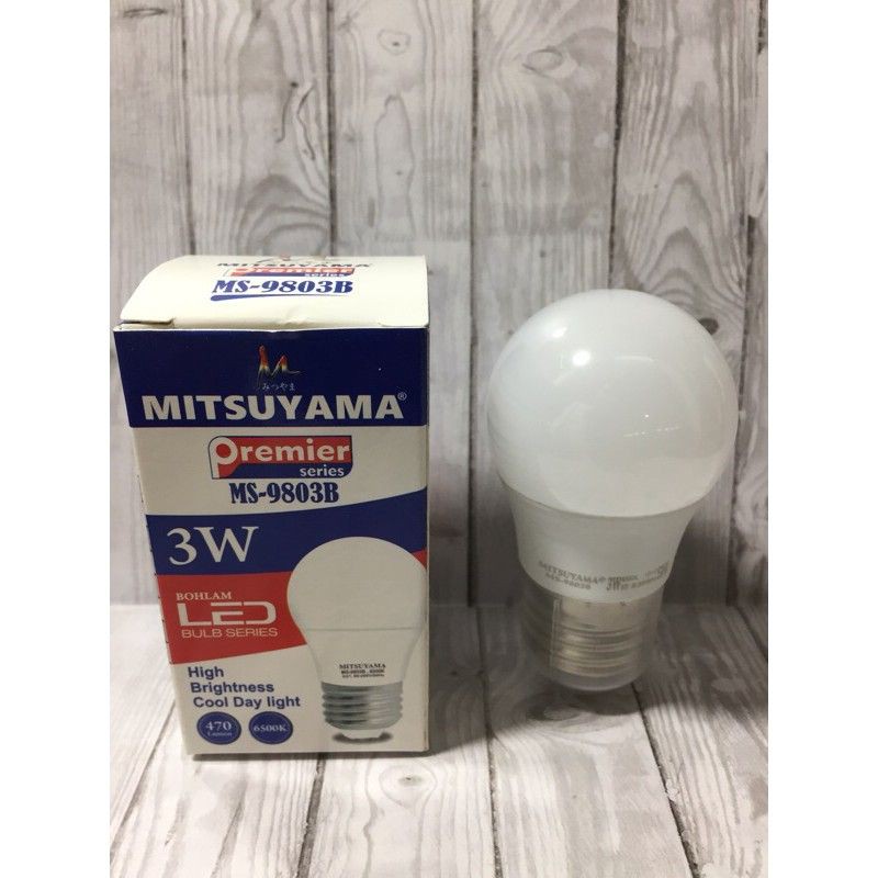 Lampu Bohlam LED 3 Watt MS-9803B MITSUYAMA