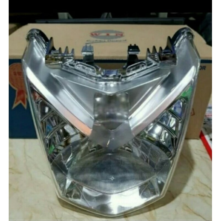 HEADLAMP BEAT FI LAMPU DEPAN BEAT FI REFLEKTOR DEPAN HONDA BEAT FI ESP 2013 2014 2015 HONDA BEAT K25 MEREK WIN