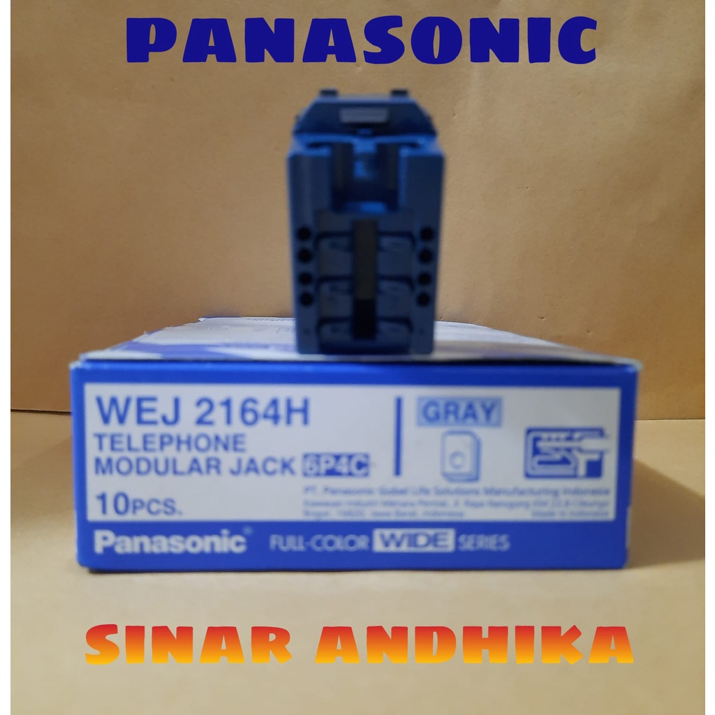 MODUL / JACK TELEPON GRAY PANASONIC WEJ 2164H