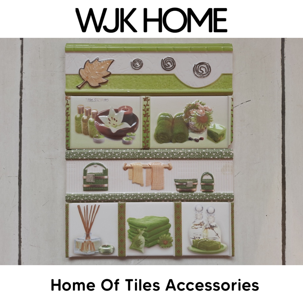 Lis Keramik Dinding Timbul Ukuran 8x25 cm Import 2