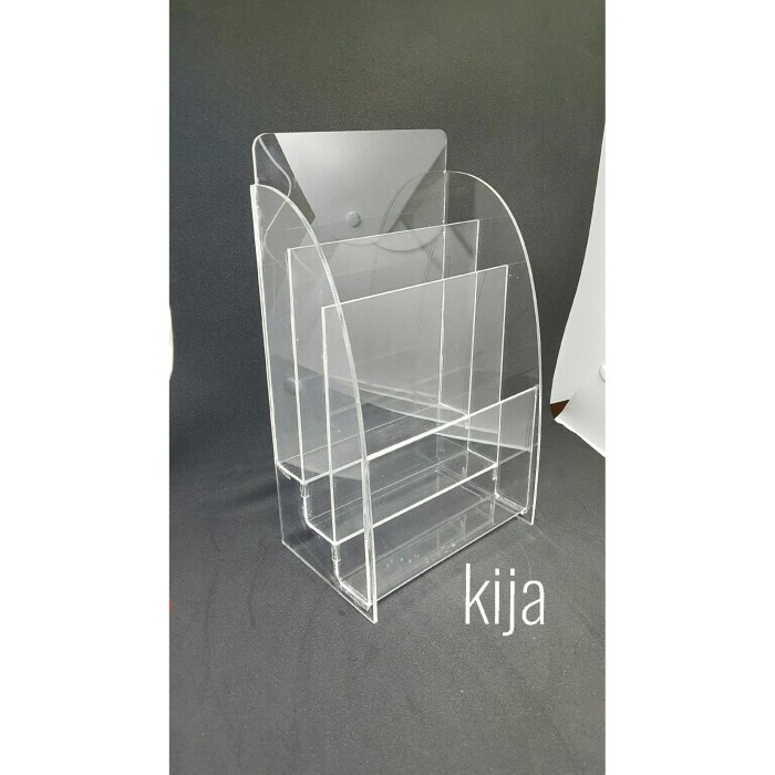 

Id Card - Tempat Brosur 3 Susun Acrylic Untuk Brosur Ukuran A5