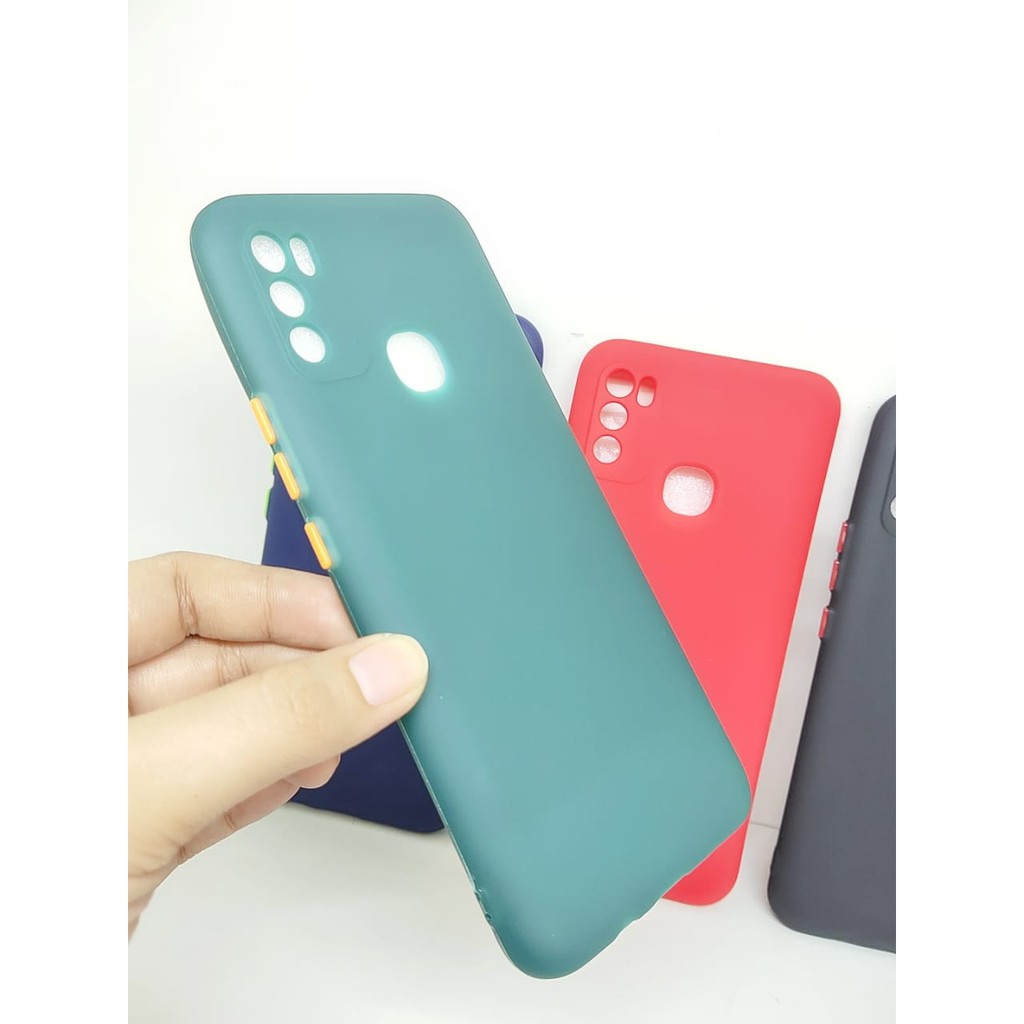 SMPC TPU Infinix Hot 9 Play X680 6.82 inchi SoftCase Macaron Protection Camera inch SoftCase Macaron