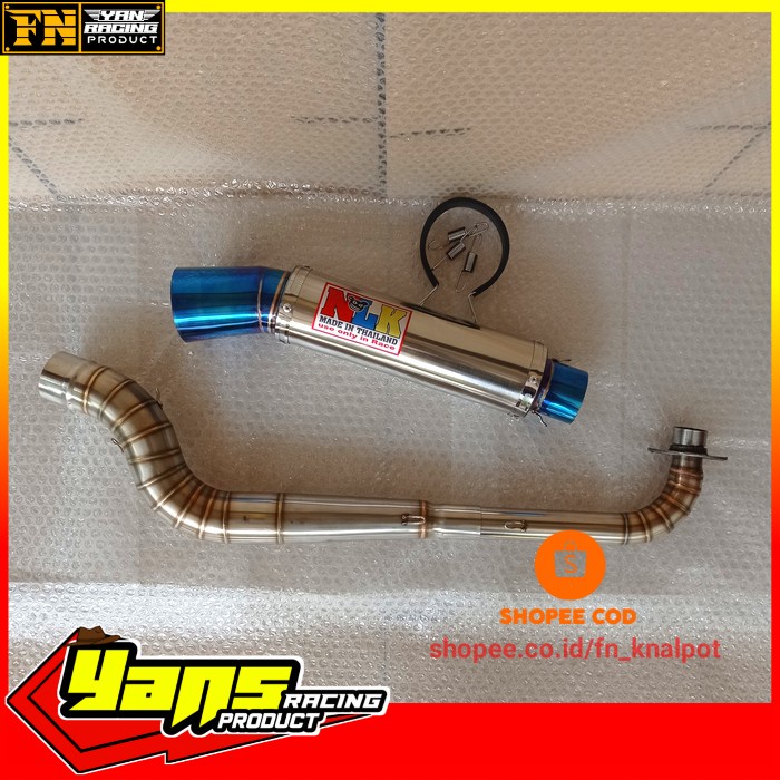 Knalpot NLK BIGCORK 32MM PNP EGO/NOUVO/EX5/WAVE100/110/125/KRISS110/EX5 CLASS/SYM110/SRL115