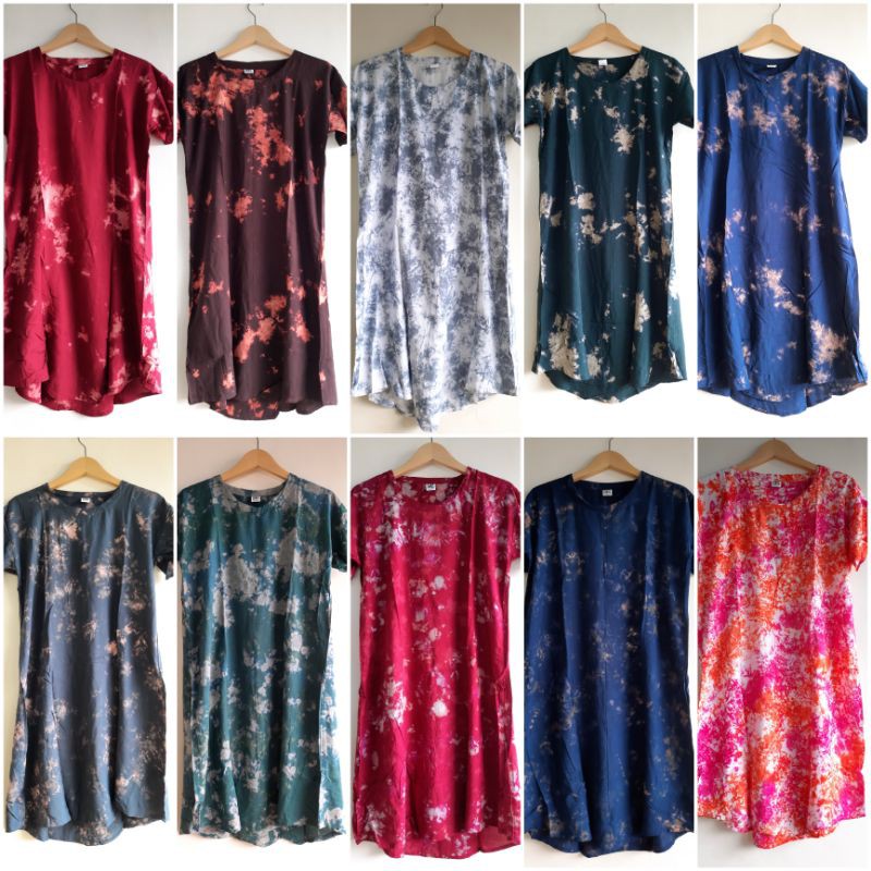 Daster tie dye / daster payung tie dye