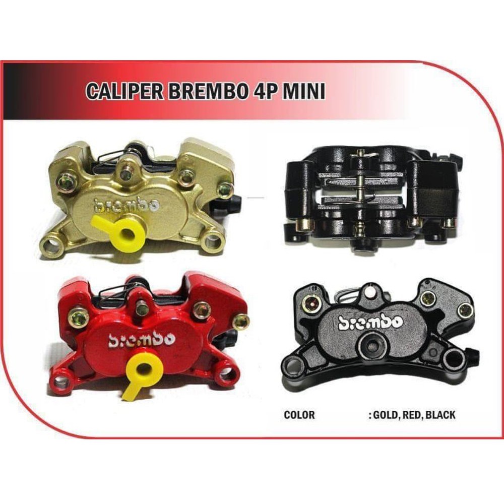 Lihat Detail kaliper brembo mini 4 piston Berkualitas