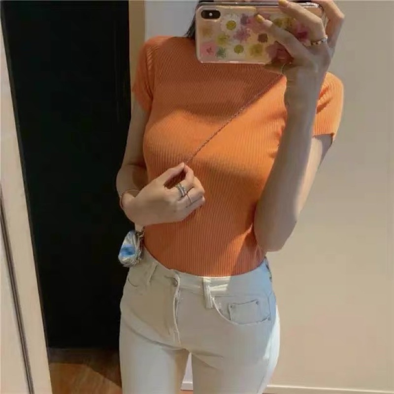 LMB KOREAN TOP RAJUT POLOS