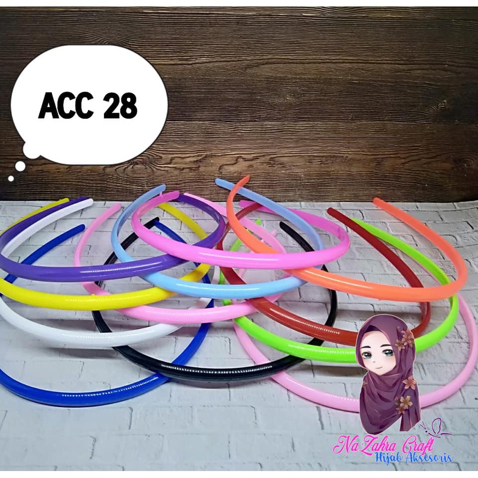 BANDO POLOS PLASTIK WARNA WARNI / BANDO ANAK