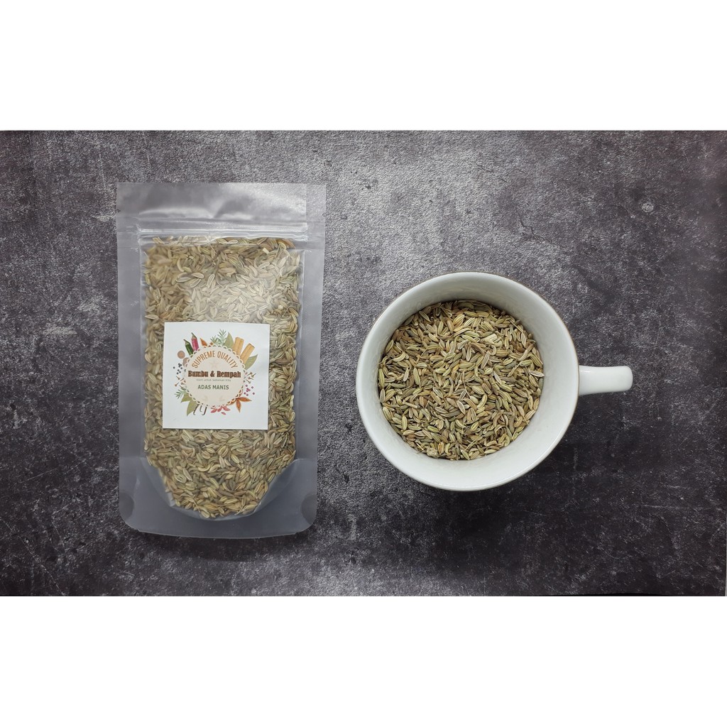 

Adas Manis Utuh ( Fennel Seed )