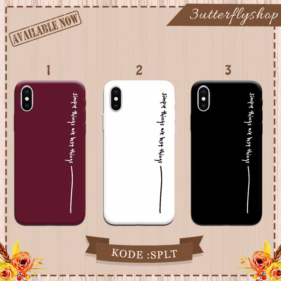 Simple Typography  case Vivo y17 Oppo F9 Realme 3 pro Samsung J2 prime a37 redmi 5a iphone 7