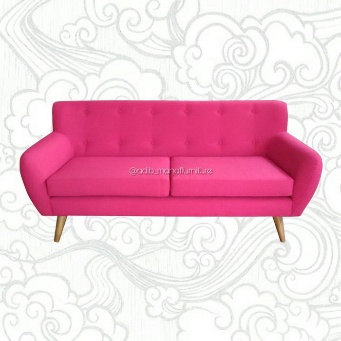 Sofa, Sofa Scandinavian, Sofa Retro, Sofa Tamu, Kursi Tamu, Sofa Sudut