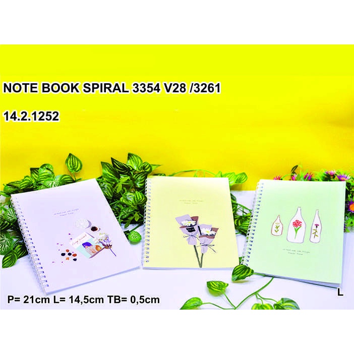 

NOTEBOOK SPIRAL 3354 V28/3261