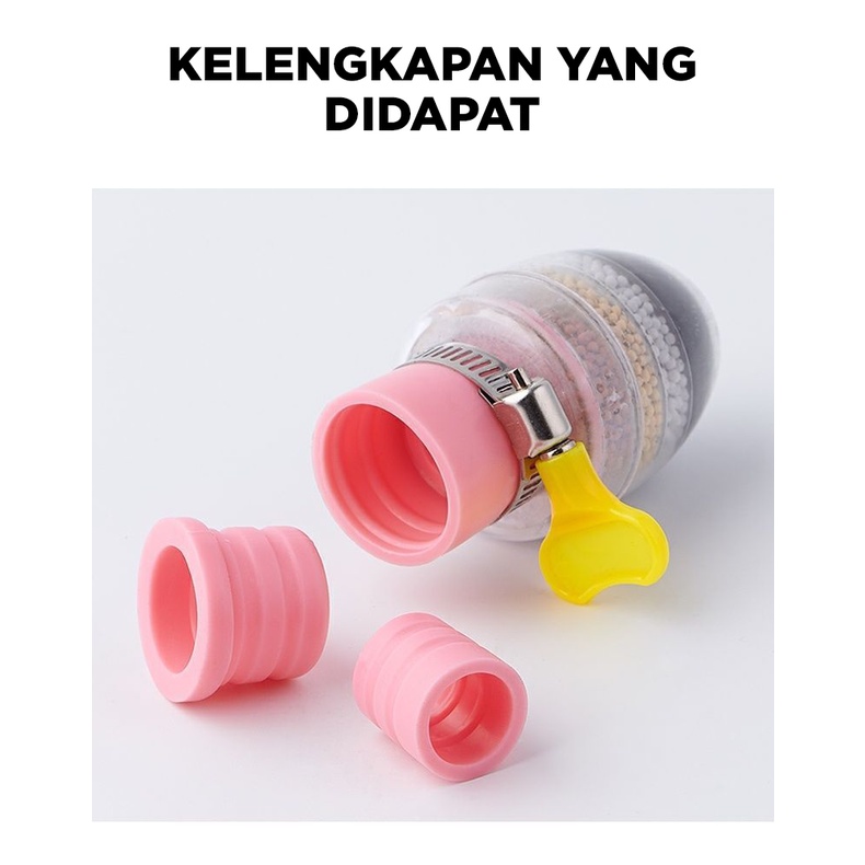 SARINGAN AIR KRAN 4 BATU SUSUN 6X PENYARING FILTER SUPER MURAH / FILTER AIR / FILTER KRAN AIR