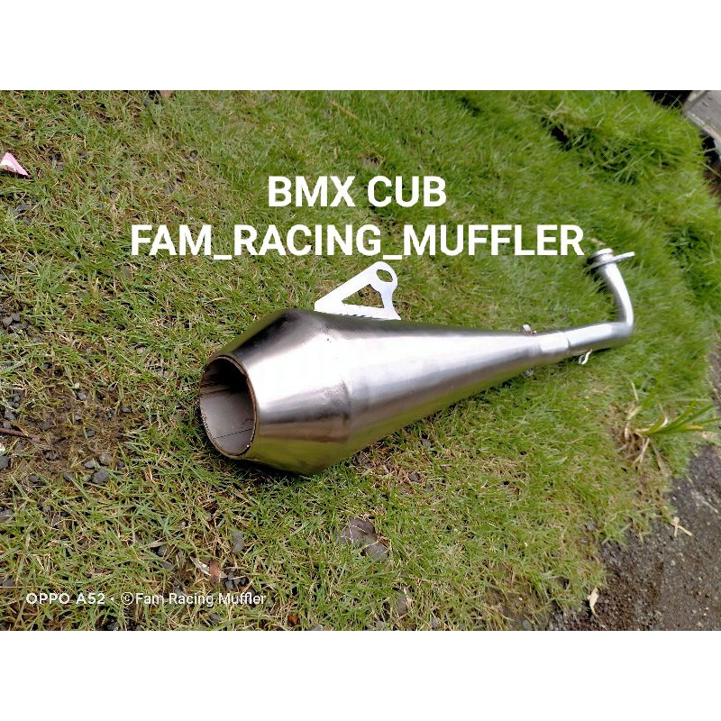 KNALPOT BMX MOTOR BMX CUB MESIN GRAND KHARISMA JUPITER SUPRA 125 DLL