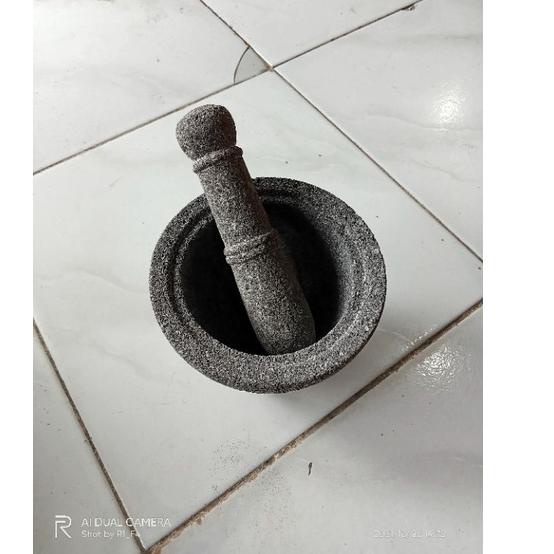 Flash Promo Lumpang Batu Asli Plus Alu Mini