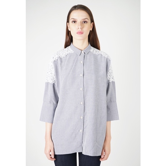 Kemeja Lois Original KC533B Renda