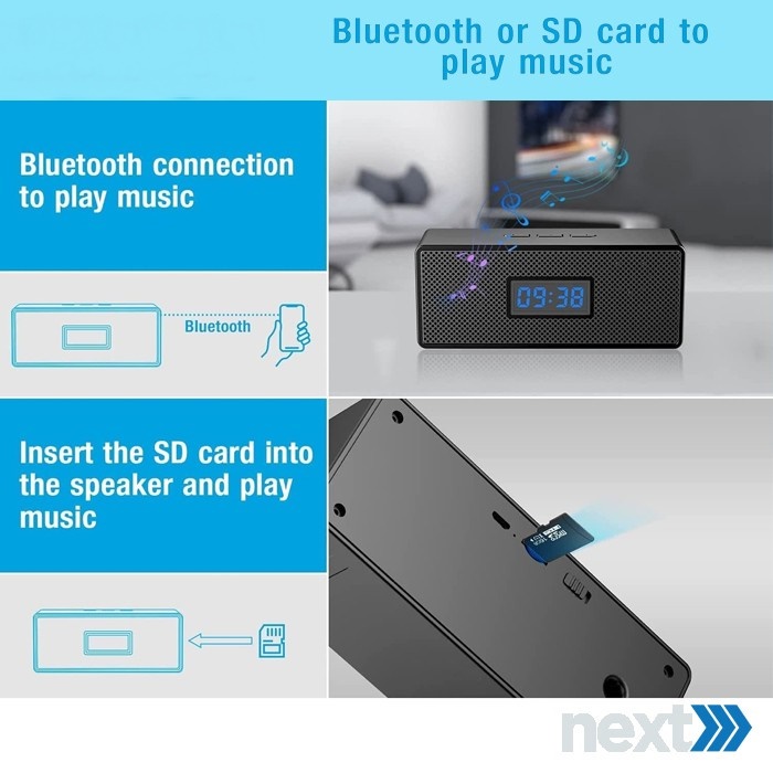 Ip Camera - Bluetooth Speaker Hidden Camera Wifi HD 1080P Night Vision-3