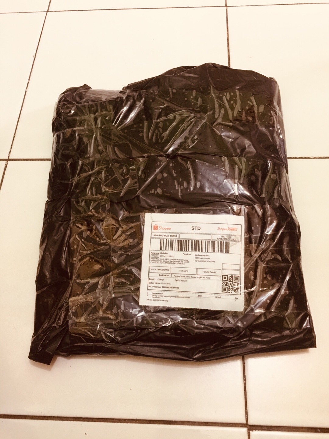 Selang Kompor Gas Dengan Regulator Meter Merek Personalux (paket)