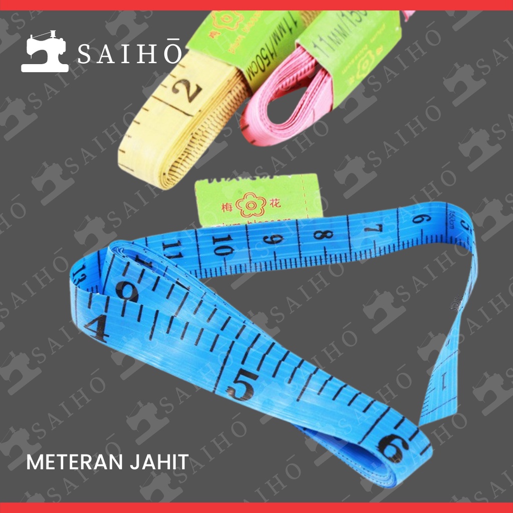 METERAN JAHIT / METERAN KAIN ALAT UKUR MULTIFUNGSI / METERAN BAJU 150 cm