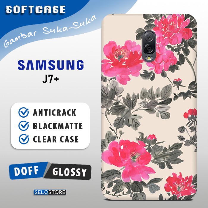 Softcase Samsung J7 Plus Custom
