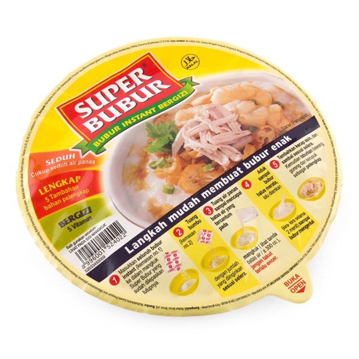 

Super Bubur Ayam 1Cup 64Gram