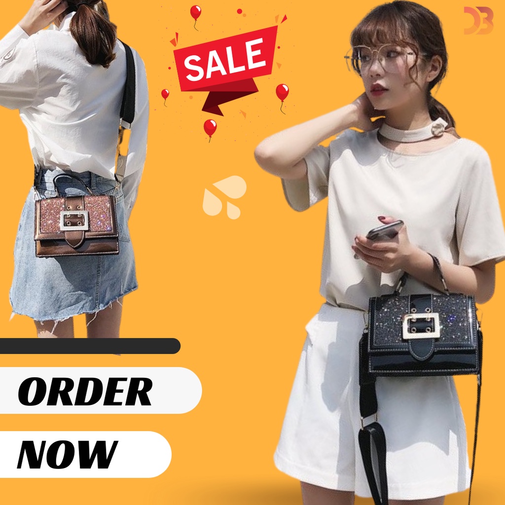 Tas Sling bag wanita Damiono Untuk Pesta Gaya Kekinian