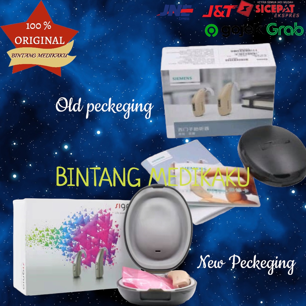 hearing aid siemens alat bantu dengar original