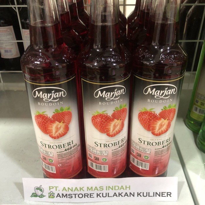 

Marjan Syrup Strawberry 12x460ml