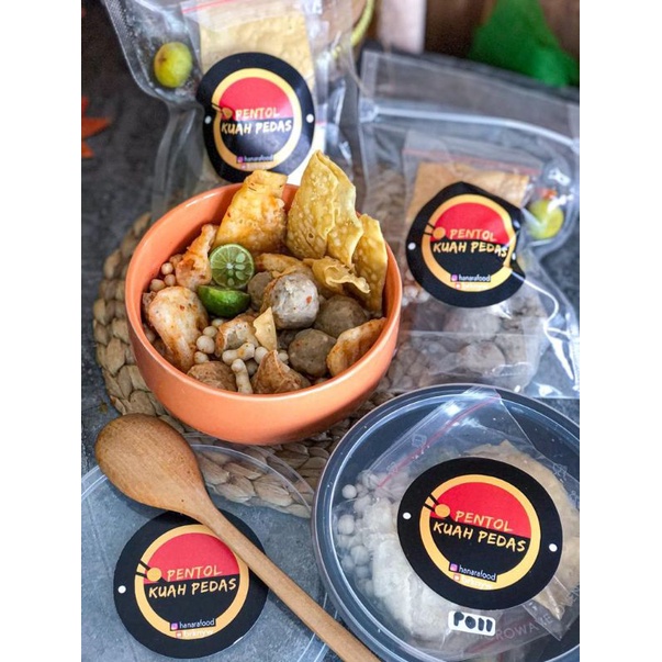 Pentol Kuah Pedas/baso kuah pedas/baso instan