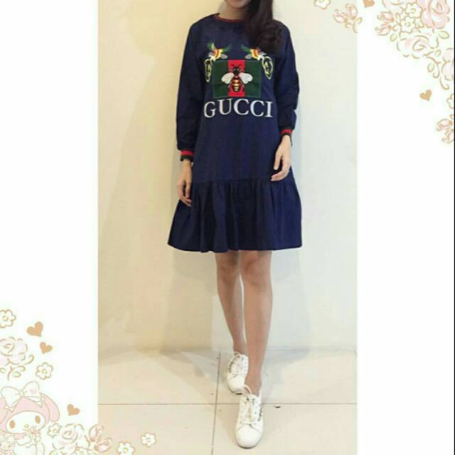 gucci bee dress