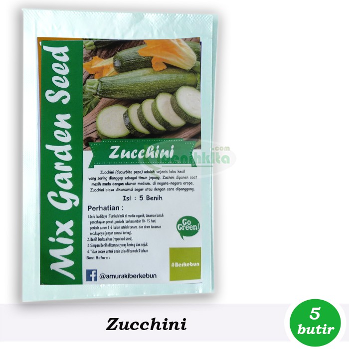 Benih-bibit Zucchini (mix Garden)