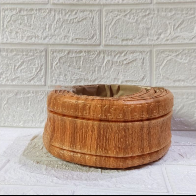 List Wallpaper Foam List Border 230x8cm tebal 5mm-Kayu Lebar 8cm