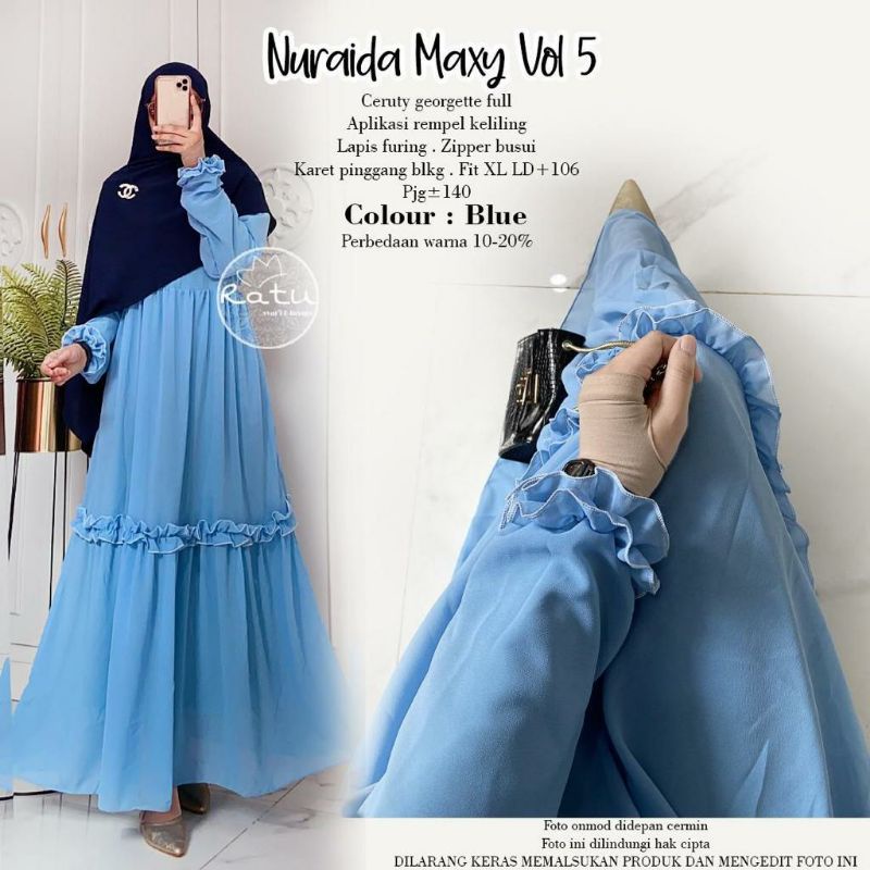 NURAIDA MAXY VOL 5 FIT XL ZIPPER BUSUI BY RATU