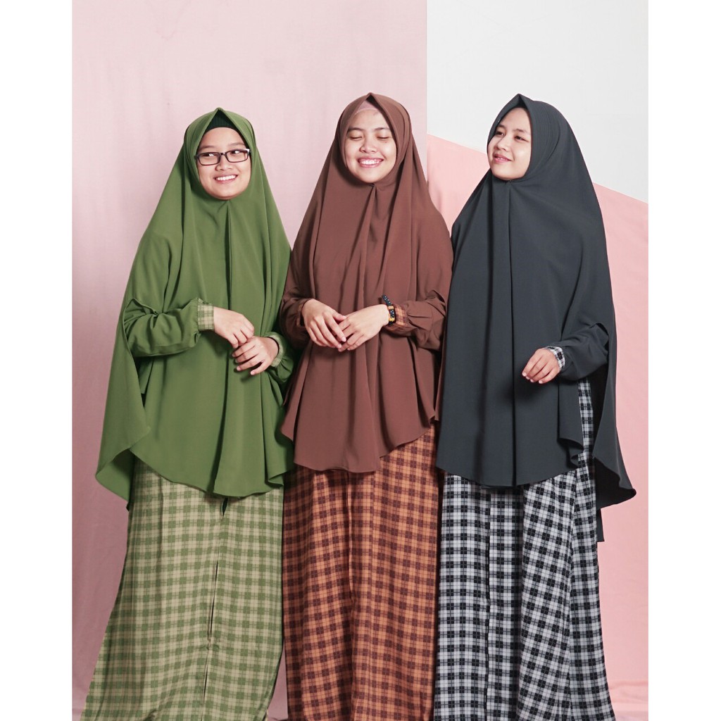 Gamis Zippy Square Hijab Alila