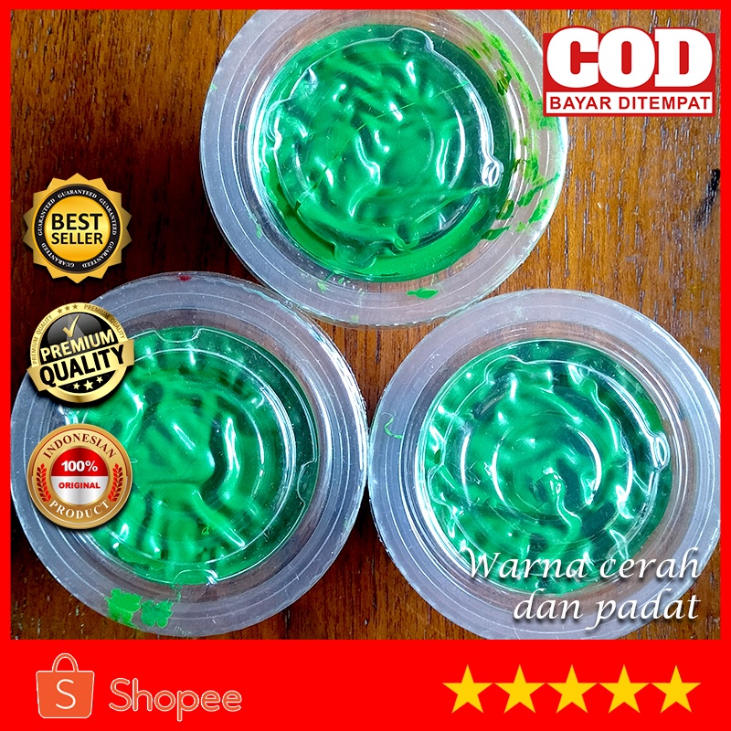 

CAT UNTUK LAYANGAN WARNA HIJAU NINJA / CAT CEMANI TOKA ORIGINAL WARNA HIJAU NINJA / TINTA LAYANGAN / TINTA OFFSET / TINTA SABLON LAYANGAN / TINTA DESAIN GRAFIS / TINTA KERTAS / KEMASAN CUP 50 GRAM //