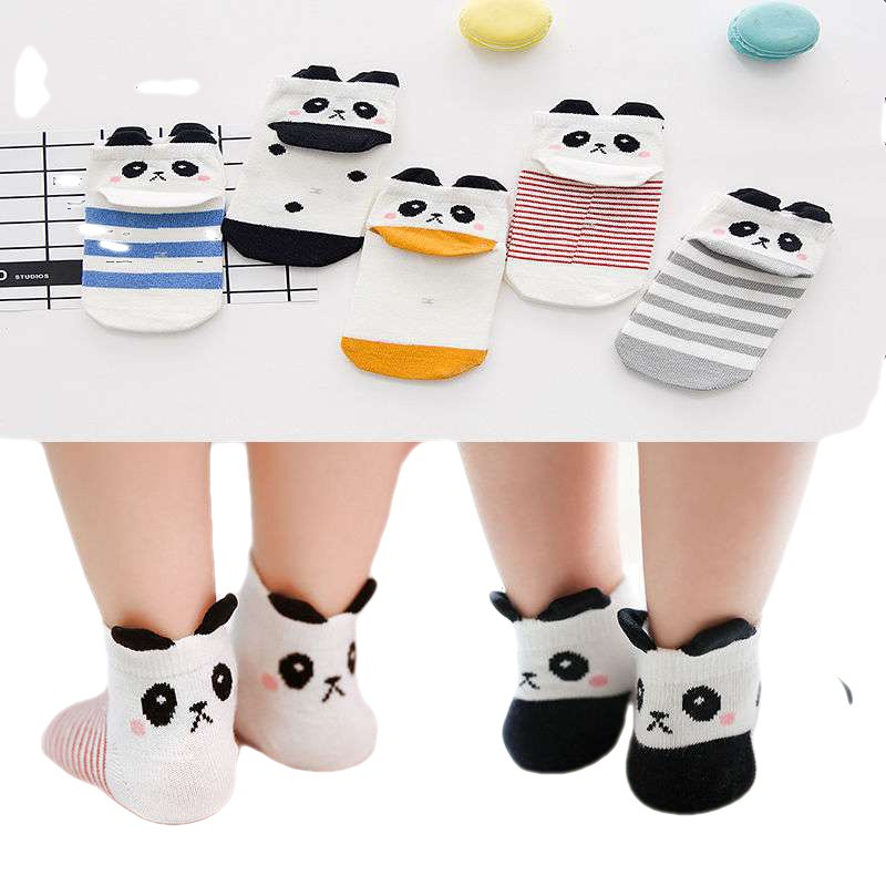 TSC -  [5 SET] KAOS KAKI BAYI ANAK IMPOR SOCKS LUCU KARAKTER KARTUN UNISEX