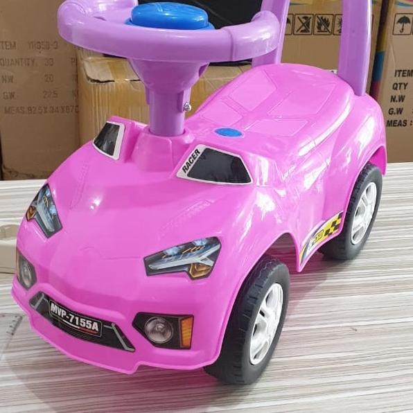 mobil dorong anak perempuan lambo mvp