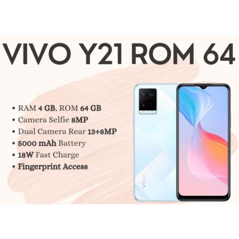 VIVO Y21 RAM 4/64 GB