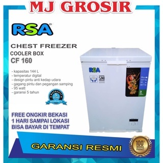 RSA CHEST FREEZER CF 160 BOX 144L LEMARI PEMBEKU 144 LITER