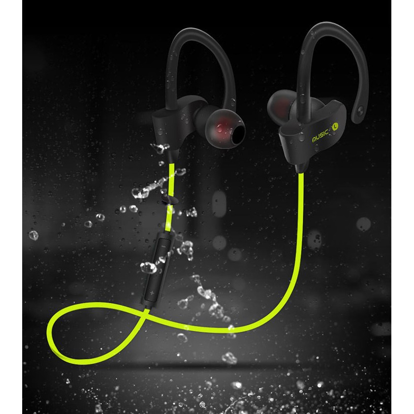 Earphone Wireless Headset Bluetooth Handsfree Earbuds Tanpa Kabel Android Sport Gaming Bass Super